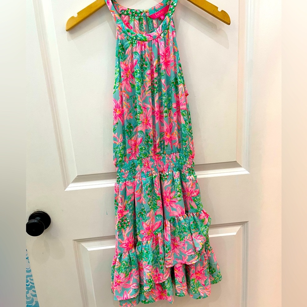 Lilly Pulitzer Dress Size 2 NWT Retail 198 Pamel YN So Shellegant